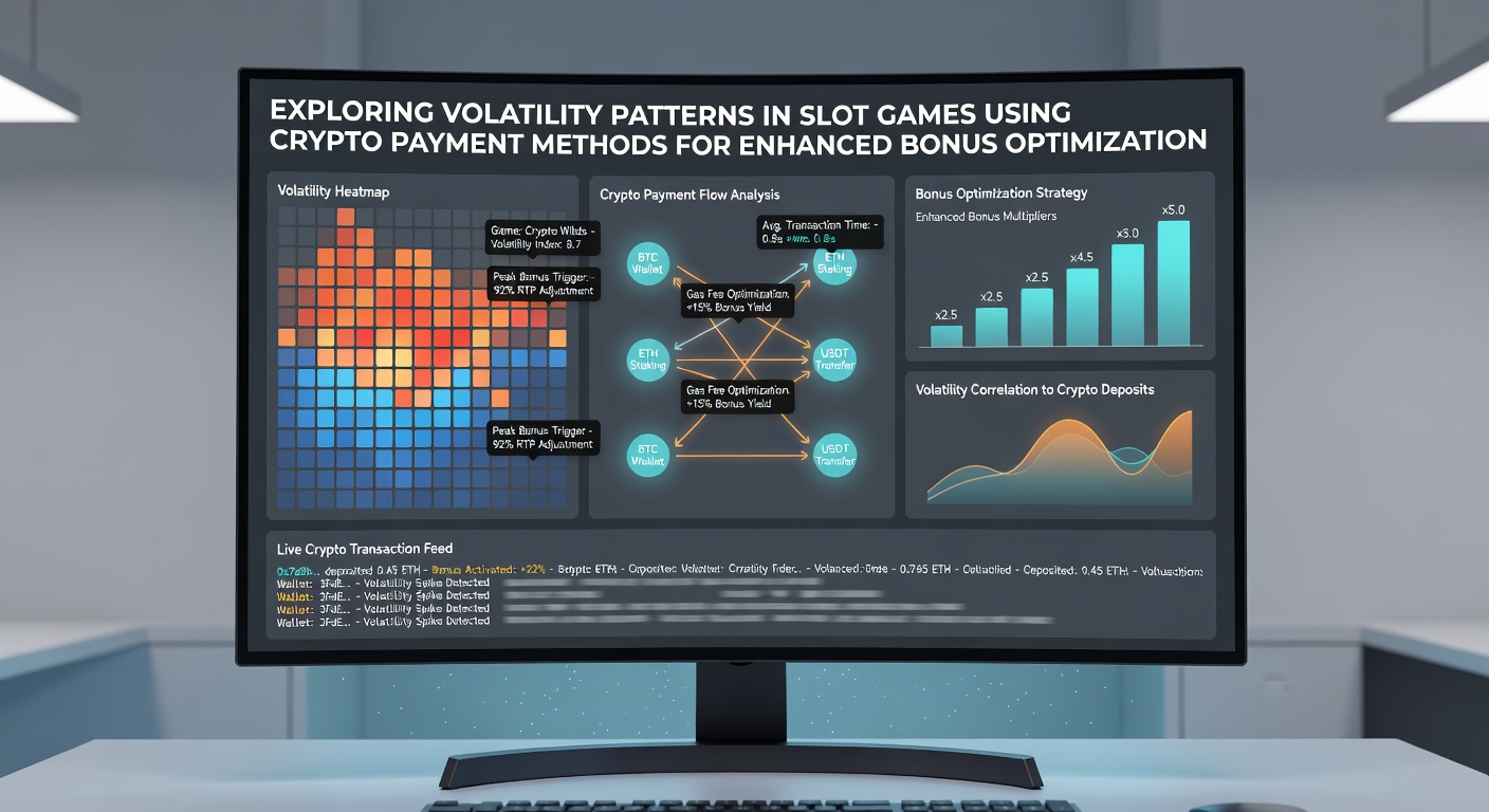 Crypto wallet interface displaying slot bonus activation and volatility indicators in a mobile gaming environment